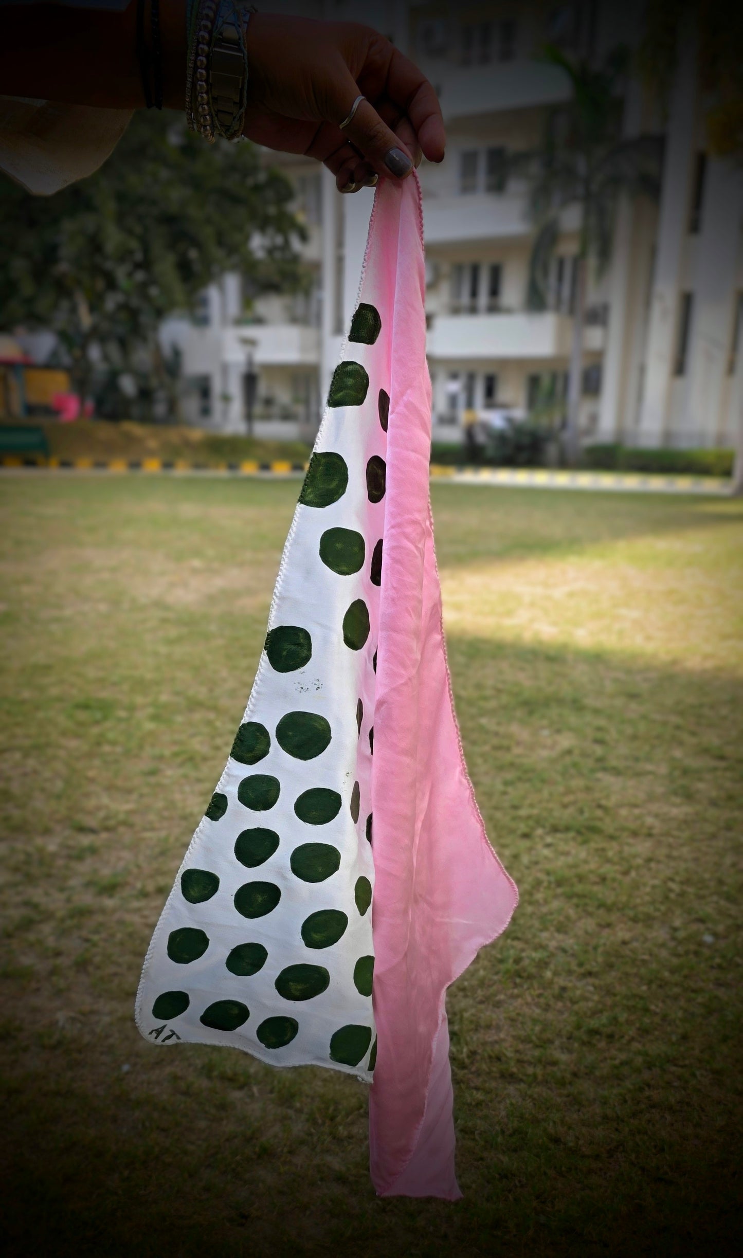 The Pink & Polka Scarf