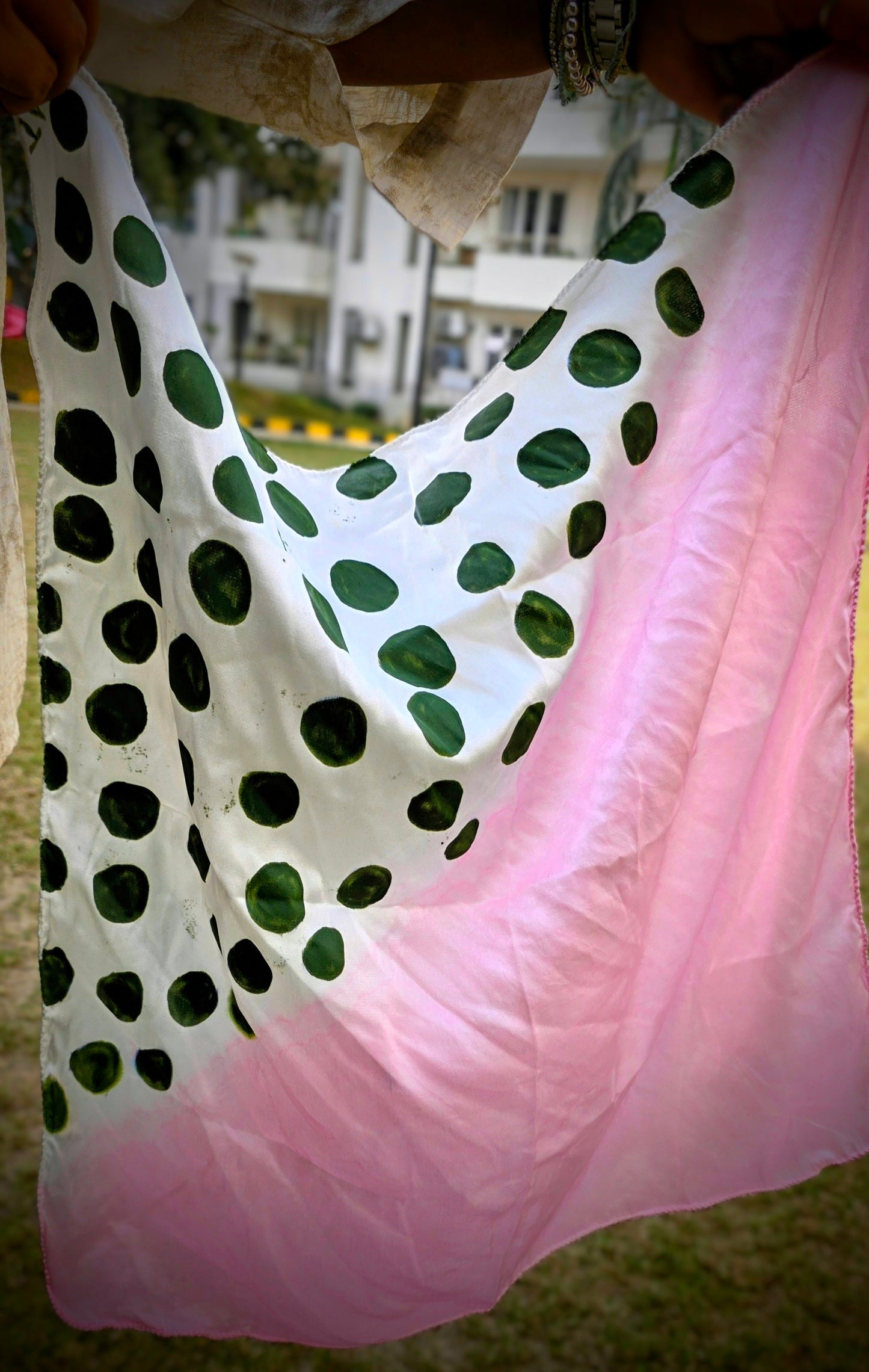 The Pink & Polka Scarf