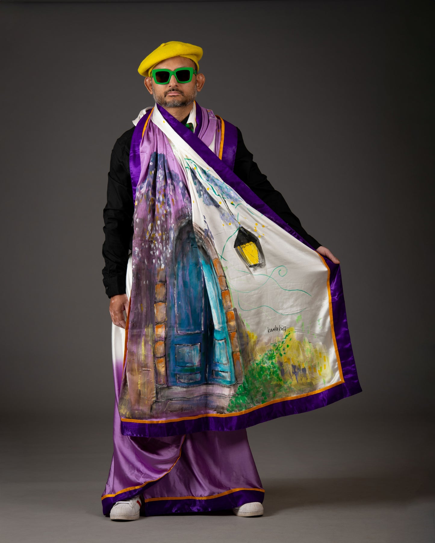 The Colchique saree