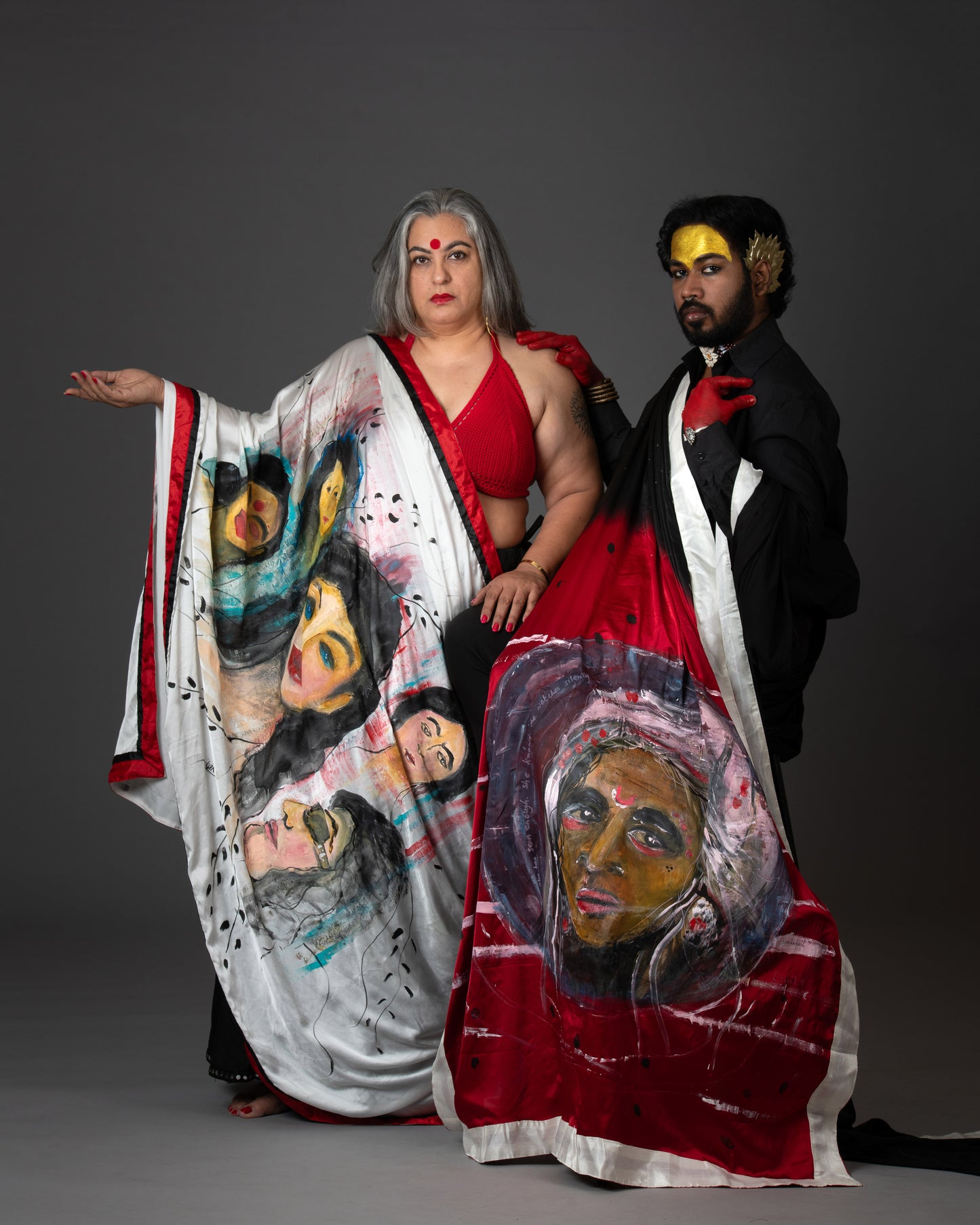 Woman of the Earth sari