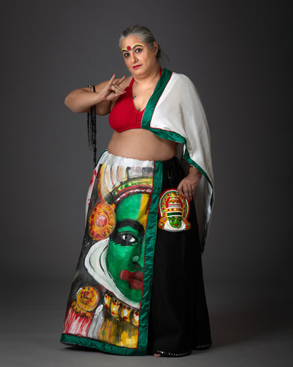 The Kathakali Drape