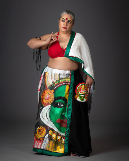 The Kathakali Drape