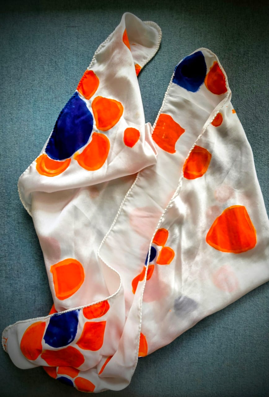 Orange & Blue Scarves