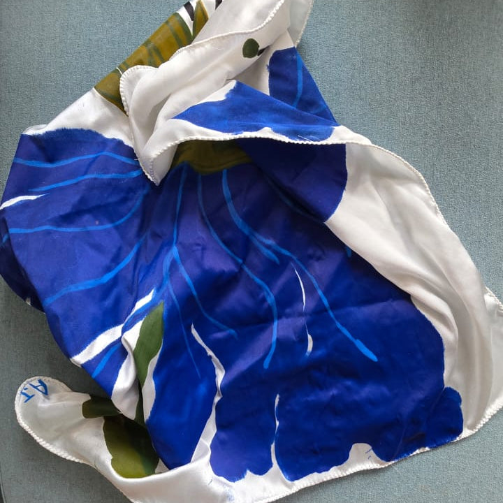 Blue & Green  scarves